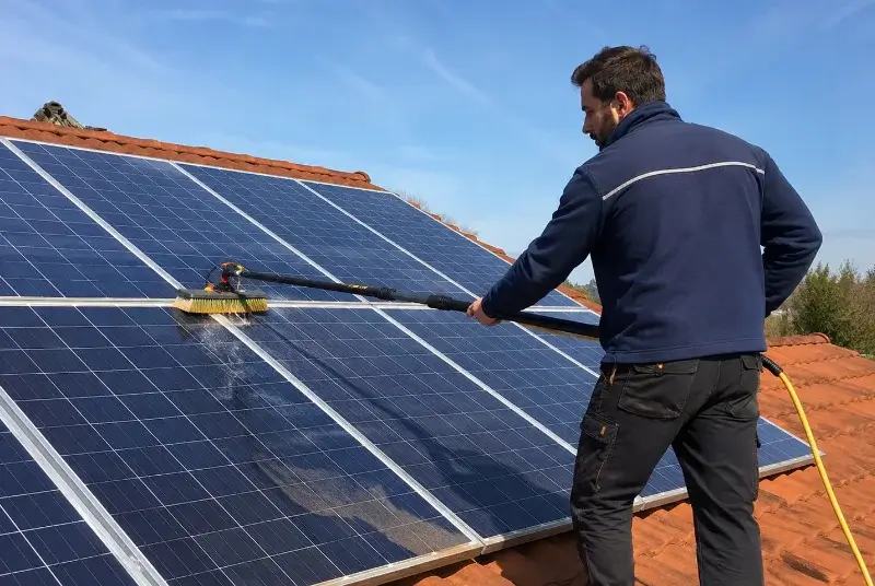 Nettoyage et entretien de panneaux solaires à Bignan